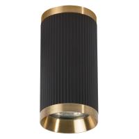 Светильник FERON ML190 MR16 35W 230V, черный + античное золото 