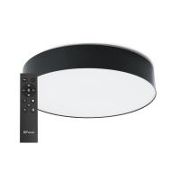 Светильник FERON AL6200 “Simple matte” 165W, Max. 9900Lum, 3000К-6500K черный, управляемый с пультом