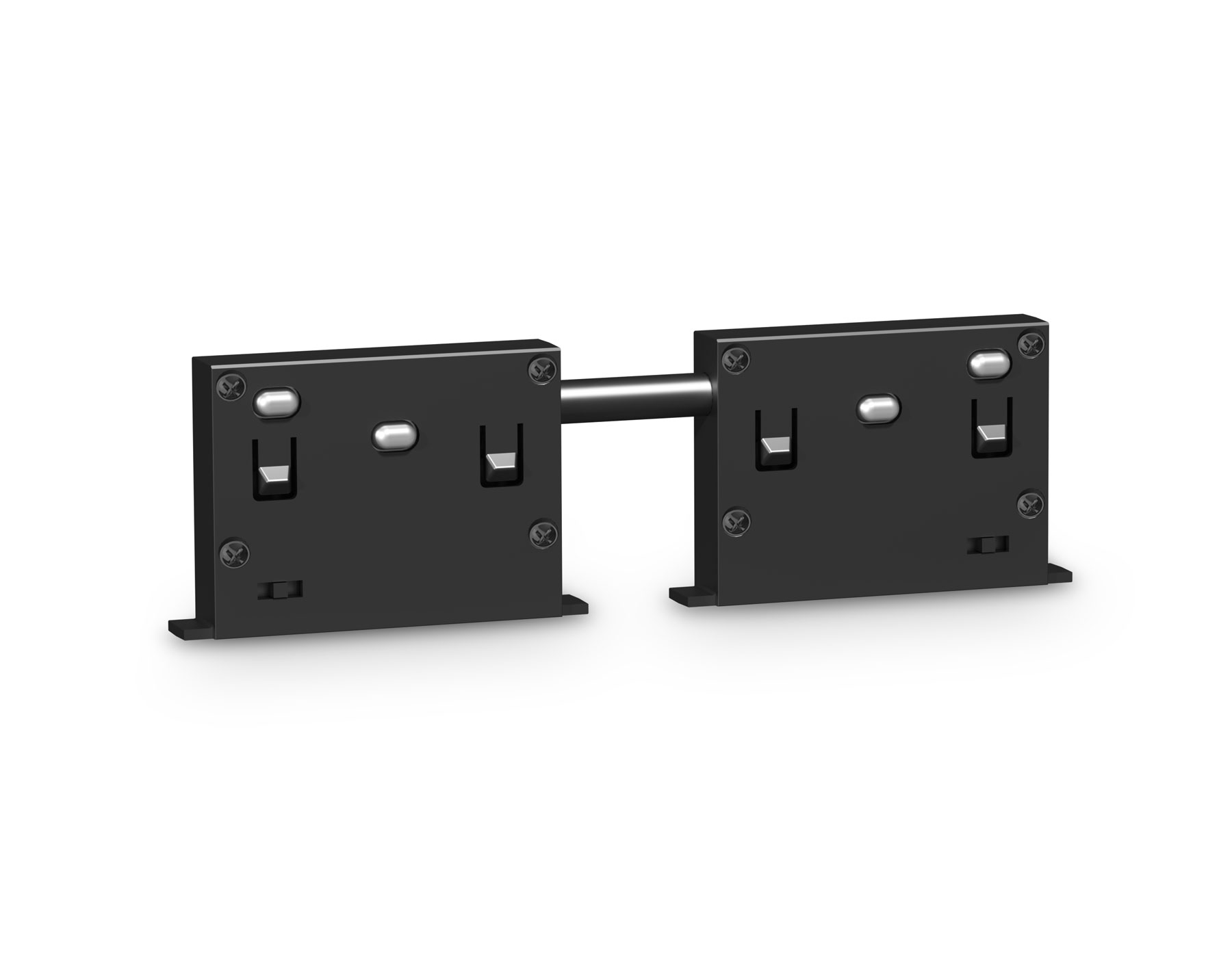 Коннектор питания прямой для шинопровода Magnetic 48V 10mm GL2030 BK черный IP20 120*10*37 