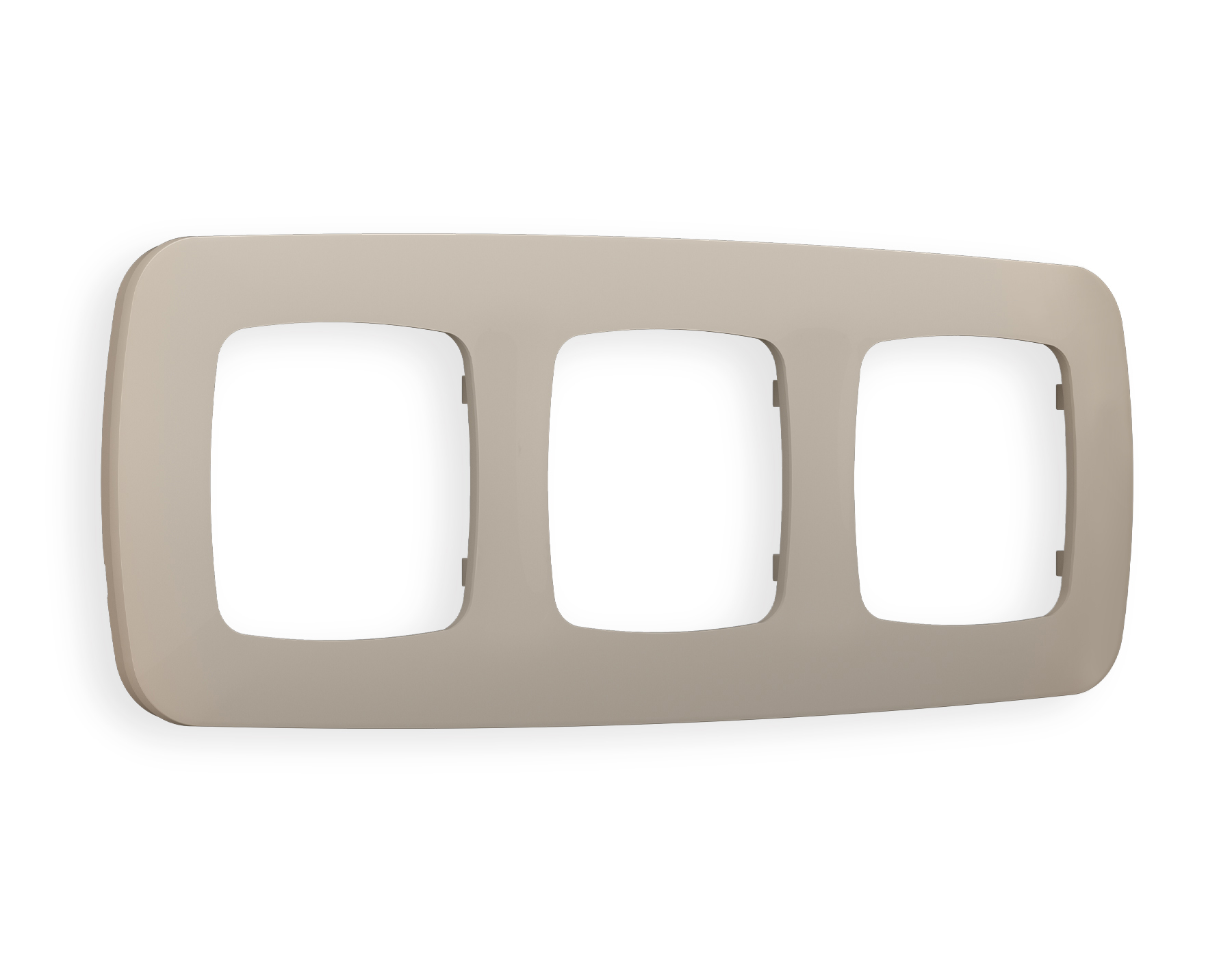 OF140363 Рамка OMEGA Ecta (Серо-бежевый матовый) 3-ая 