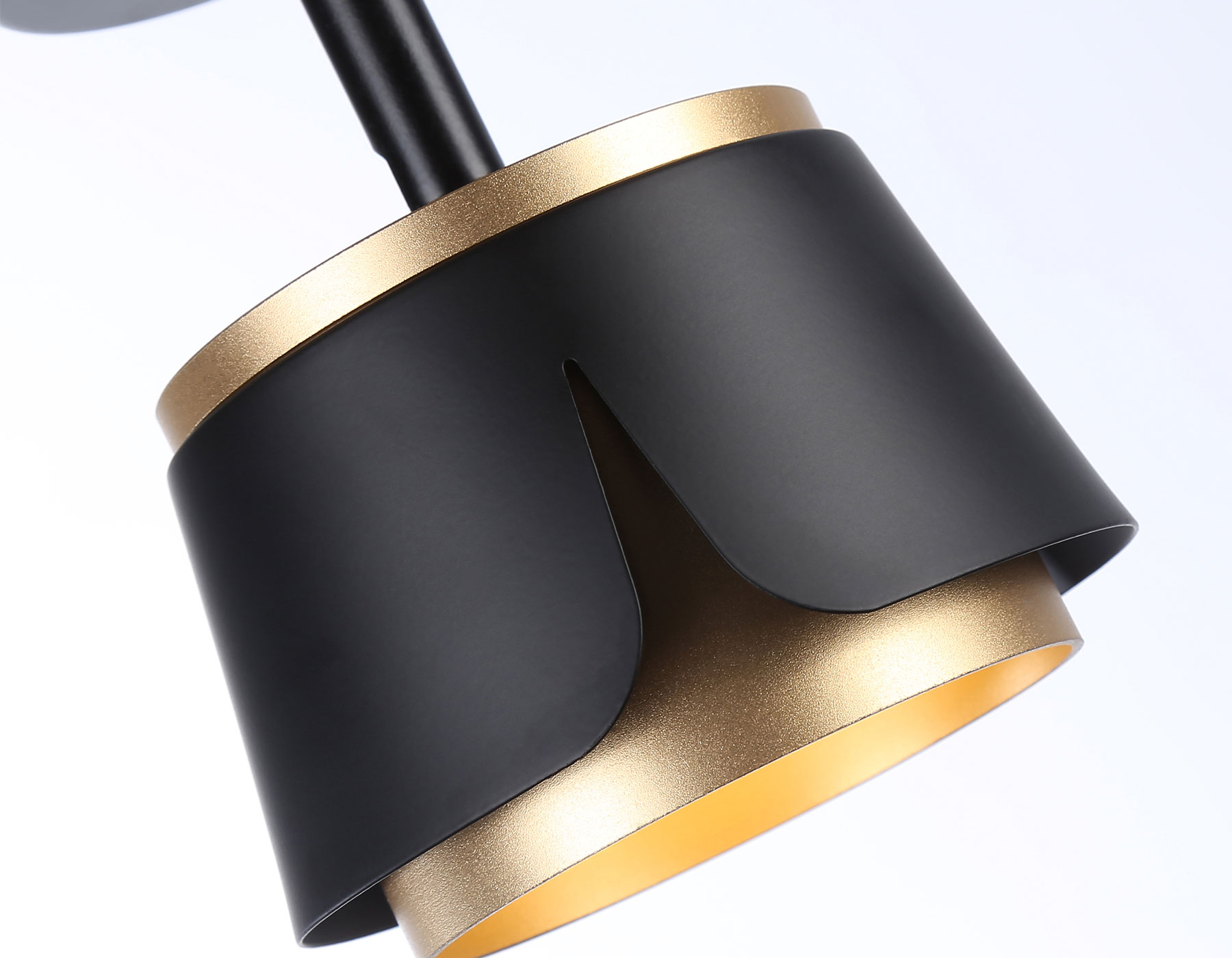 Спот накладной поворотный AMBRELLA TN71227 BK/GD черный/золото GX53 D100*147 