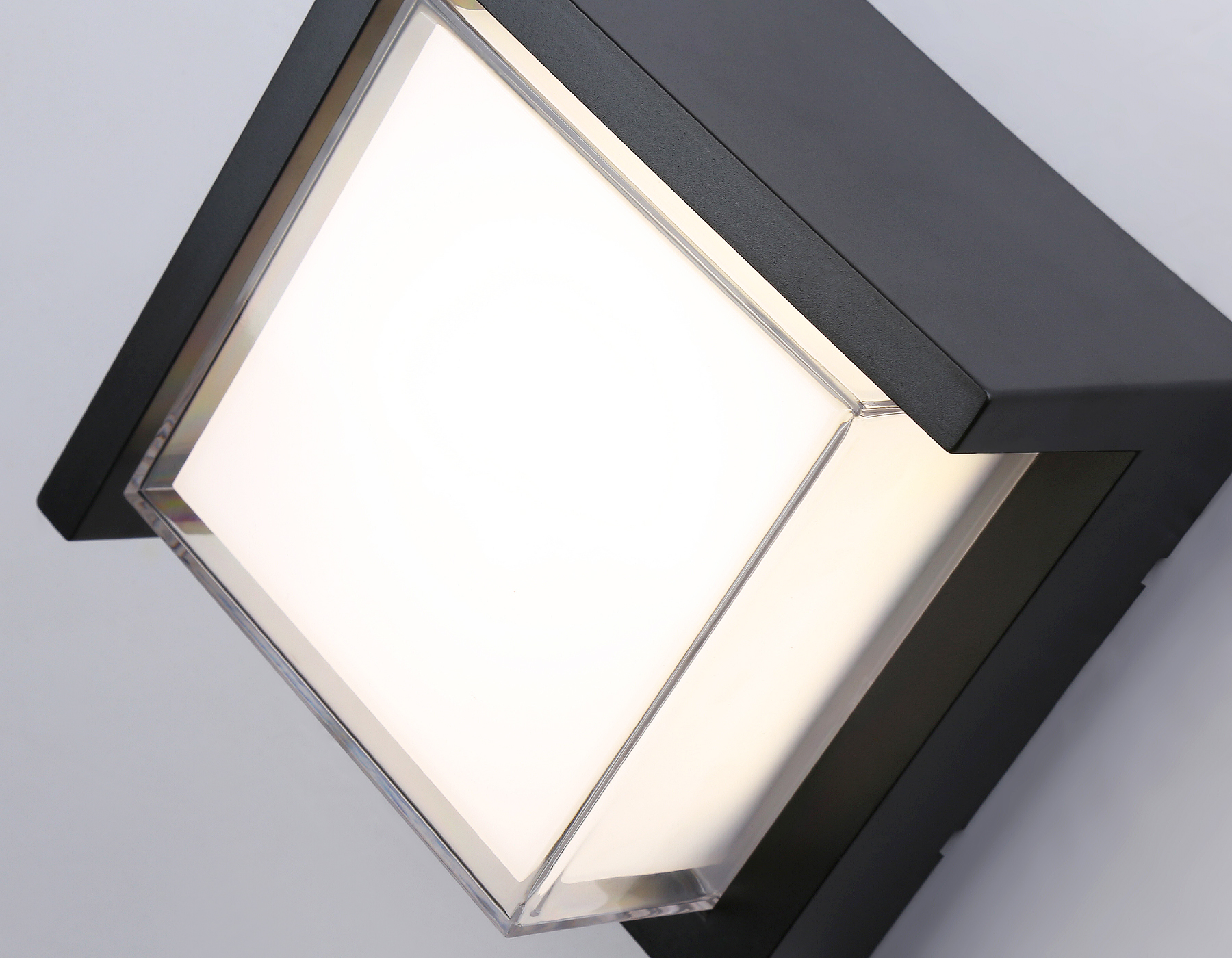 Светильник светодиодный уличный настенный архитектур ST5233 BK черный IP65 LED 4200K 12W 220*220*100