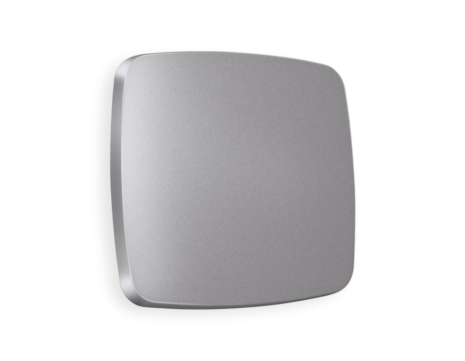 OP5010 Лицевая панель OMEGA (Сталь матовый) для 1-кл выключателей QUANT