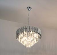 Люстра ESTARES SANDRA 8хЕ14-480х905-CHROME/CRYSTAL-220-IP20