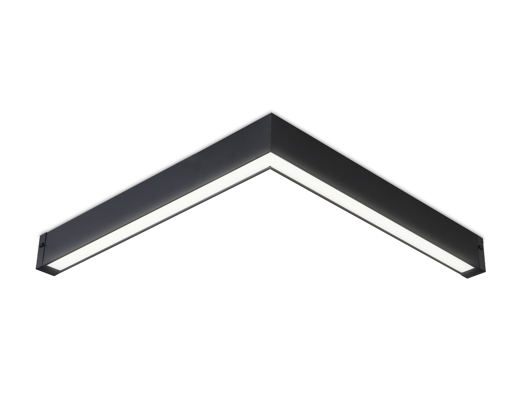 Светильник угловой для шинопровода Magnetic 220V GL1299 BK черный IP20 24W 3000K-6400K 342*367*42