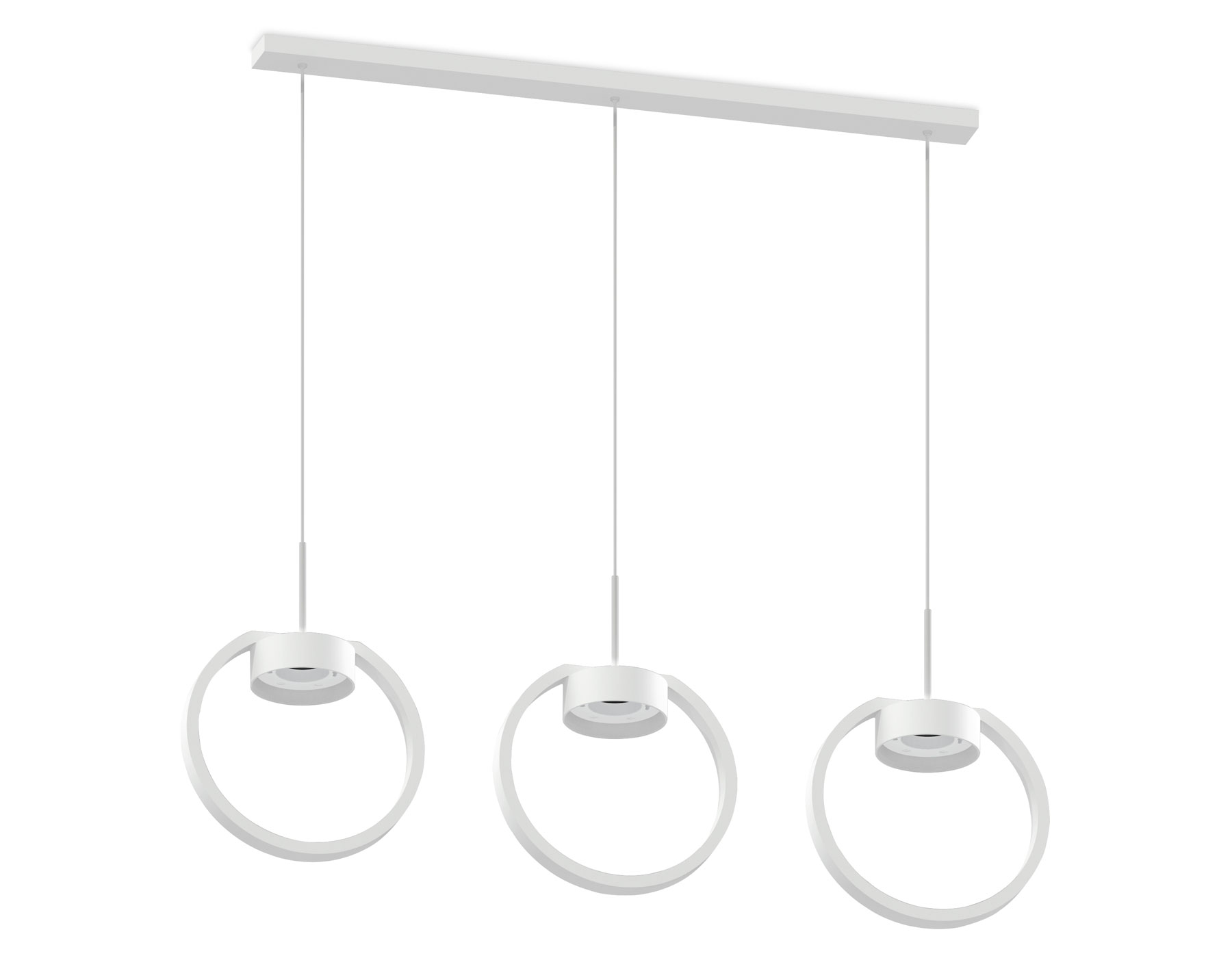 Корпус светильника подвесной D85 C9106/3 SWH белый песок 700*20*1085mm GX53/3