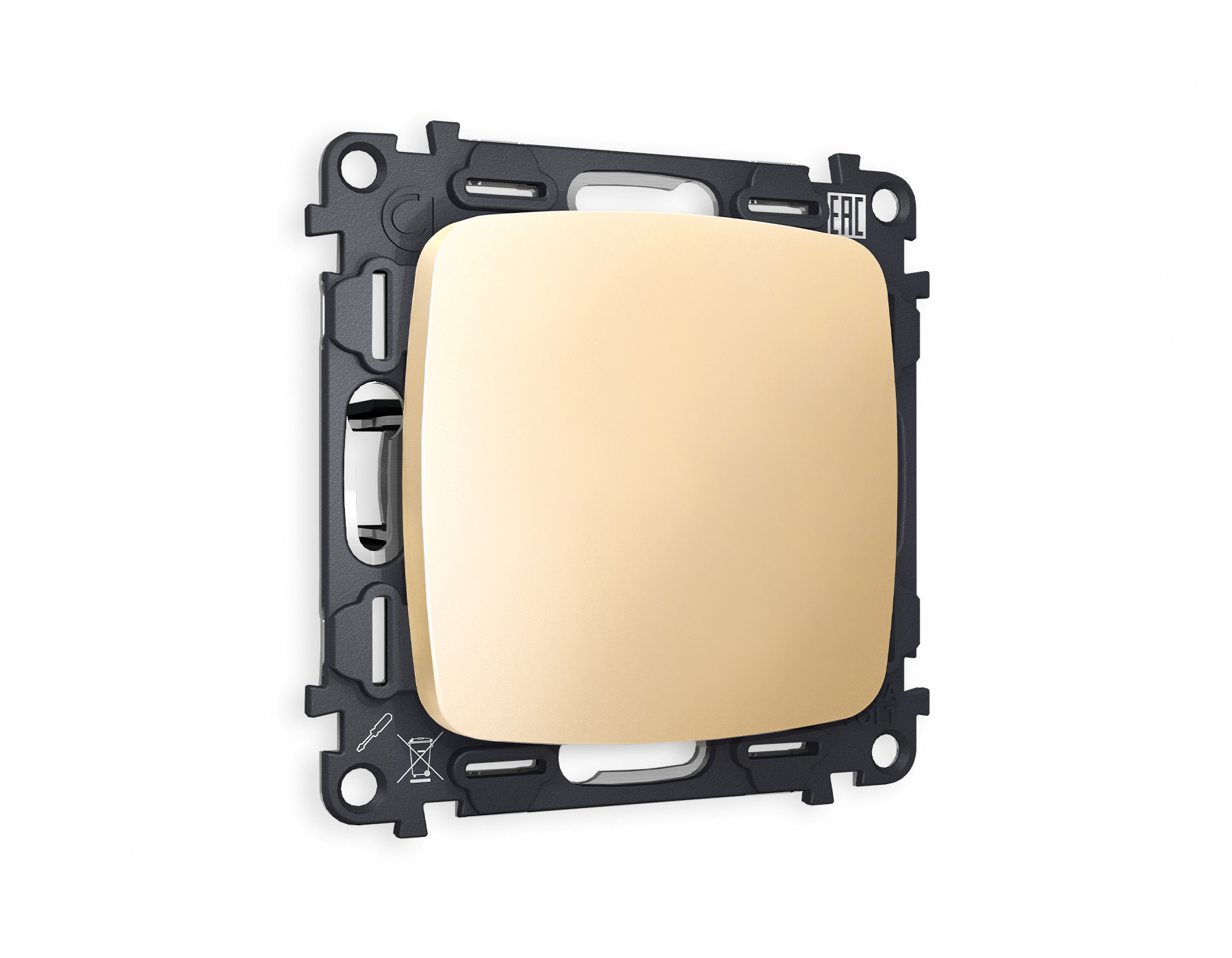 MO616010 Комплект суппорта универсального OMEGA Шампань QUANT (OP6160, VM240)