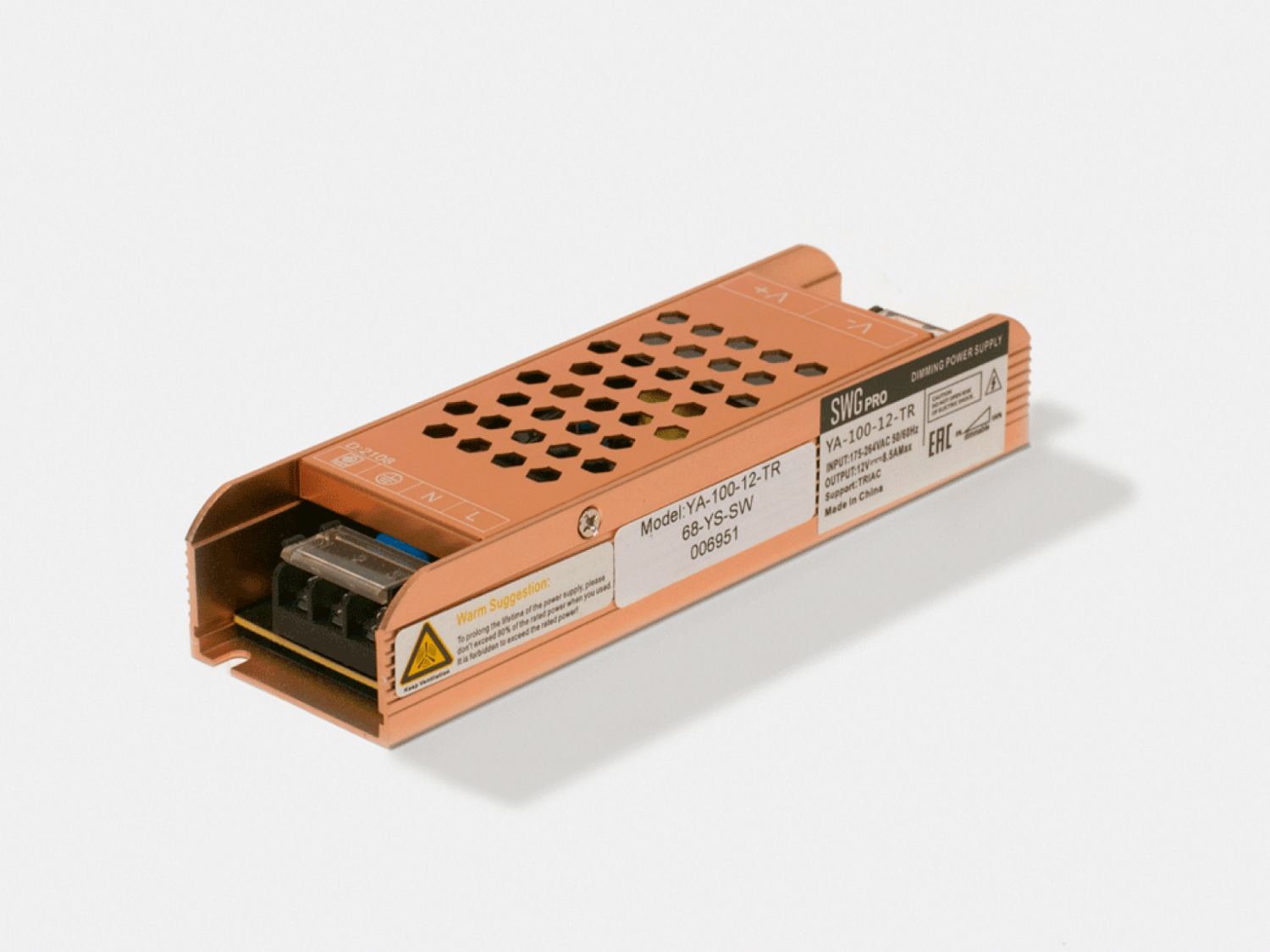 Блок питания диммируемый SWG YA-100-12-TR