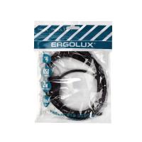 ERGOLUX ELX-EC01P-USB (Кабель удлинитель USB (АМ)-USB (AF), 2м, PVC, Черный, Пакет)