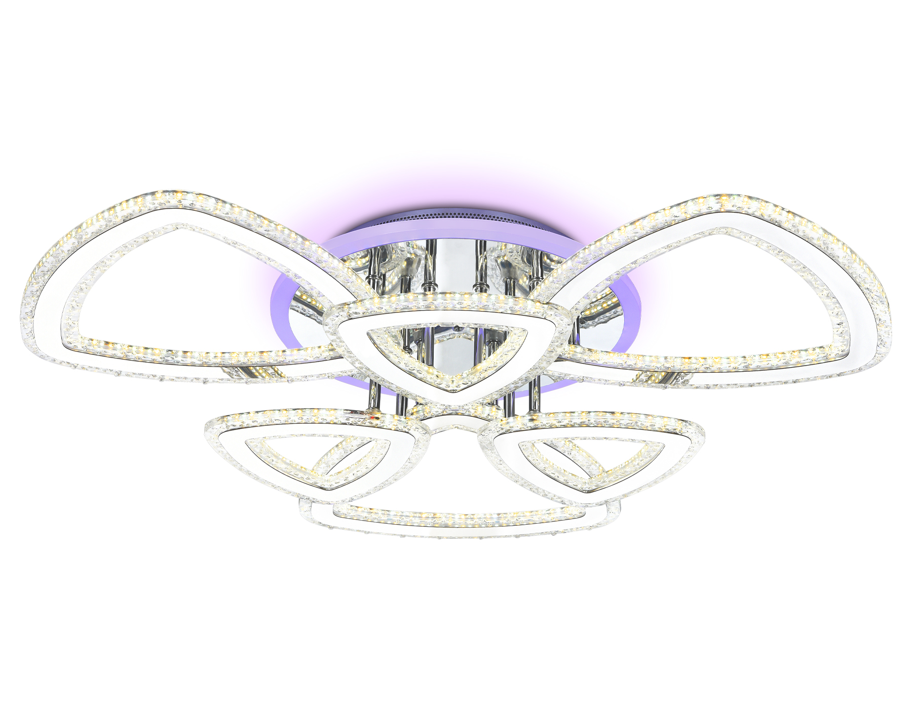 Светильник Ambrella FA8861/3+3 CH хром 153W 3000K+6400K/3000K/6400K/4200K+4200K (ПДУ РАДИО 2.4G)