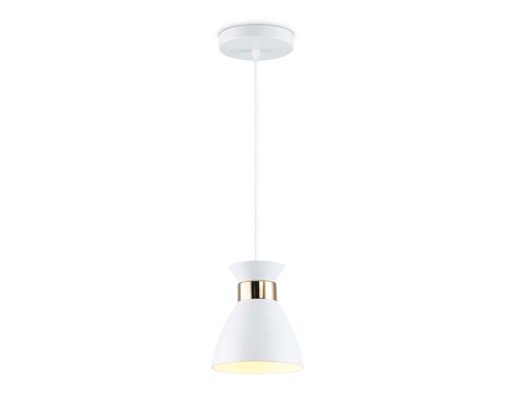 Светильник подвесной AMBRELLA TR8465 WH/FGD белый/золото E27 max 60W D130*1000