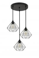 Подвес 74551/3HQ BK черный 3х40W E27 d450 h800, 24