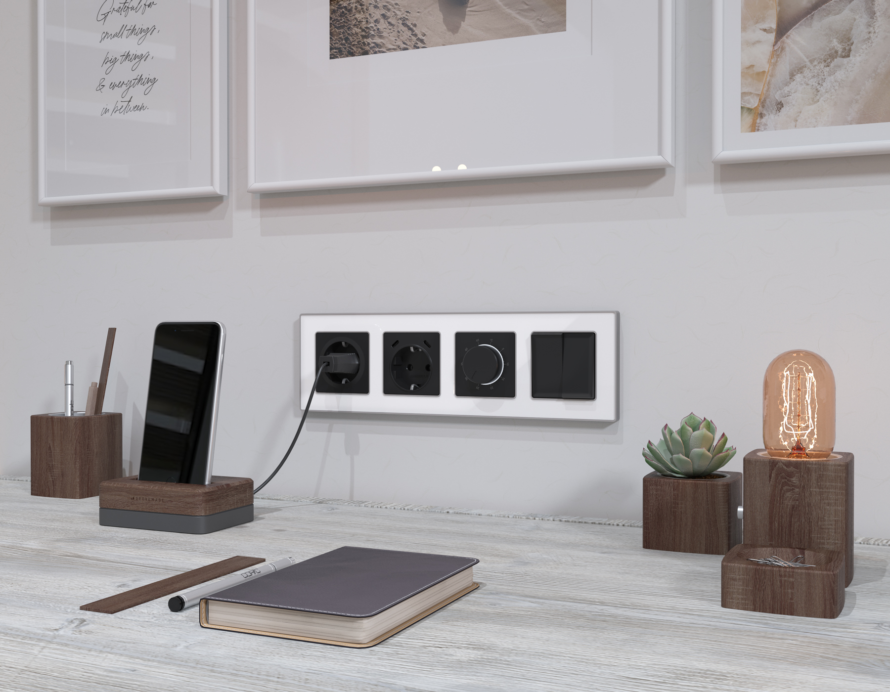 MA810510 Комплект механизма электрической розетки 2USB С+C 20W с/з на винтовых зажимах 16A-250V ALFA