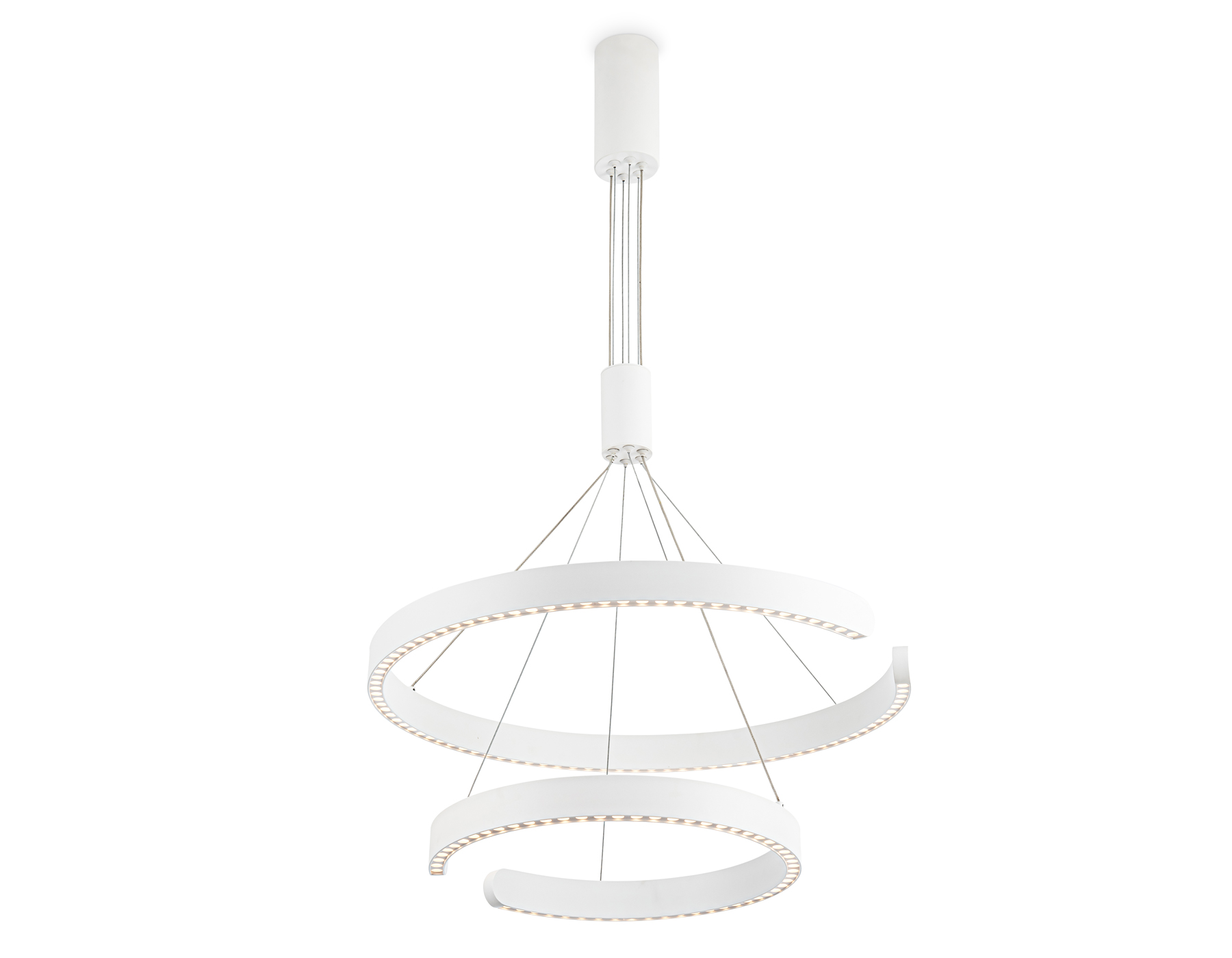 Светильник светодиодный AMBRELLA FL5884/2 WH белый 45W 3000K/4200K/6400K D600/400*1200 (без ПДУ)