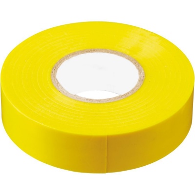Изоляционная лента STEKKER 0,13*15мм. 10м. желтая, INTP01315-10