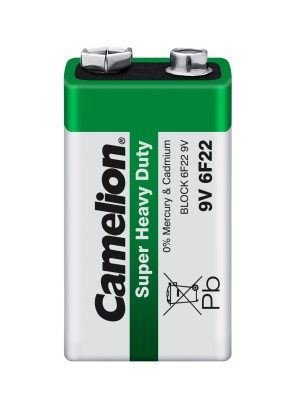 Батарейка CAMELION 6F22 SR-1, 9В 