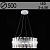 Люстра E2258/62W WT белый LED 1х62W 3500K-6500K d500 h600, QH22