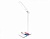 Светодиодная настольная лампа AMBRELLA DE581 WH белый LED 2700-6400K 6W  с беспров заряд и USBпортом