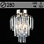 Люстра E2139/3+3 FGD золото 3х40W E27+3х3W LED d280 h360 ПДУ