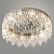 Люстра TGDXD85016CR-600/8 CH хром/прозрачный 8x40W E14 d600 h220, XUAN22
