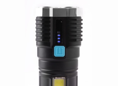 Фонарь ULTRAFLASH LED51525 аккум. 4В, черный, 4LED+COB, 3 Вт, 4 реж, Micro-USB, бокс