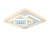 Светильник Ambrella FA255 WH белый 118W 500*500*80 (ПДУ РАДИО 2.4)