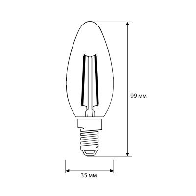 Лампа CAMELION LED7-C35-FL/845/E14 220V 7W ()