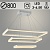 Люстра DK06034/3 PR WH белый 196W LED 3000-6500K d800 ПДУ(ИК) диммер, HN23