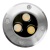 Светильник тротуарный FERON SP2801 3W AC12-24V 3000К D100*H80mm внутренний диаметр: 70mm IP67