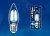 Лампа светодиодная UNIEL LED-C35-13W/4000K/E27/CL PLS02WH картон