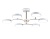 Светильник светодиодный AMBRELLA FL516333/6 WH/FGD белый/золото 108W 3000-6000K D780*210 (без ПДУ)