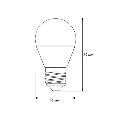Лампа CAMELION LED10-G45/830/E27 220V 10W ()