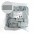 Торцевая заглушка для ЗНИ LD552 4 мм²  (JXB 4), серый LD560-1-40 (мин 100 шт)