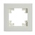 Рамка 1-местная для сенсорных механизмов, подсветки, стекло, серия Катрин, GFR00-7001-01S, белый