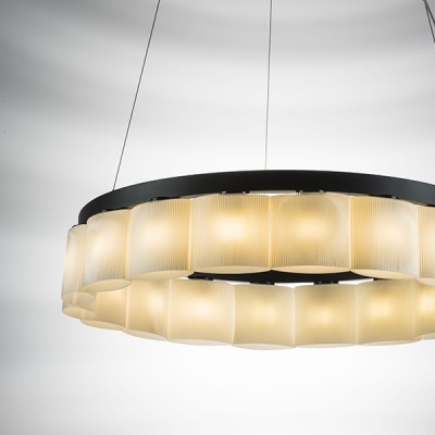 812186 Люстра NIBBLER 18х6W(Led) G9 ЧЕРНЫЙ/БЕЛЫЙ