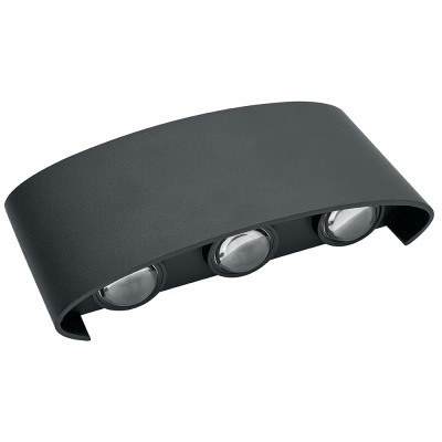 Светильник FERON DH101  6*1W, 450Lm, 3000K, черный IP54 (20) 