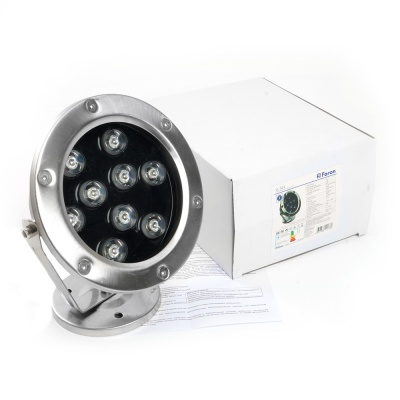 Прожектор светодиодный стационарный FERON LL-824 9W 140*80*160mm IP68 AC24V RGB