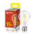 Лампа светодиодная IN HOME LED-A60-deco 15Вт 230В Е27 3000К 1480Лм прозрачная 