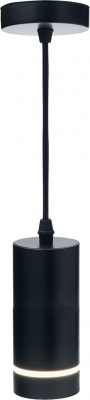 Светильник ИМИДЖ IL.0005.1600L-P BK 10W подвесной 200мм 220V, LED 4200K, Черный 