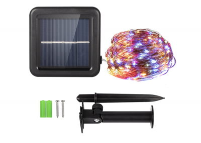 Светильник с солнечной батареей ФАZА SLR-G03-200M нить, мультицвет. 200 LED (1/50)