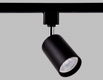 Трековый светильник со сменной лампой GL5123 BK черный GU10 max 12W AMBRELLA