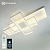 Люстра светодиодная ESTARES SVEN 120W 3S-APP-900x500x80-WHITE/WHITE-220-IP20 Управляемая