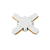 Коннектор X-тип XSB-WH для шинопровода SB белый IN HOME