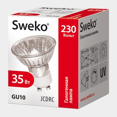 Галогенная лампа Sweko SHL-JCDRC-35-230-GU10