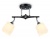 Светильник подвесной TR303063/2 BK/CH/FR черный/хром/белый матовый E27/2 max 40W 560*145*260
