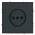 Розетка 1-местная с з/ш, б/з (механизм), СЗК, 250В, 16А, серия Эмили, RST16-5109-05ZK, черный уголь,