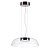 809210 Люстра CELESTA LED 24W 1200LM КОФЕЙНЫЙ/ПРОЗРАЧНЫЙ 3000K
