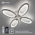 Люстра светодиодная ESTARES ROOM 60W 4OV-APP-560x65-WHITE/WHITE-220-IP20 Управляемая
