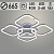 Люстра DK06098/4+1 PR SL+FGD серебро/золото 190W+10W LED RGB 3000K-6000K d665 ПДУ(ИК) диммер, HN24