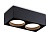 Светильник накладной AMBRELLA TN70875/2 BK черный GX53/2 max 12W 185*92*62 